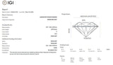 IGI Certified 2.79 Carat F/VS2 Round Brilliant Cut, Round Shape Lab Diamond