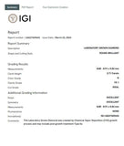 IGI Certified 2.71 Carat G/VS1 Round Brilliant Cut, Round Shape Lab Diamond