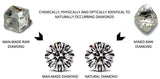 IGI Certified 4 Carat G/VVS2 Round Brilliant Cut, Round Shape Lab Grown Diamond