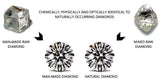 IGI Certified 2.79 Carat F/VS2 Round Brilliant Cut, Round Shape Lab Diamond