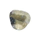 8.3x7.7mm Salt And Pepper Diamond Slice 0.40 Ct, Loose Faceted Salt And Pepper Diamond Polki Slice Jewelry - PDD878