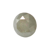 4mm Grey Round Brilliant Cut 0.35 Ct Solitaire Diamond For Pendant, Faceted Round Shape Loose Diamond for Jewelry Engagement - PDD873