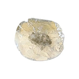 8.4x7.4mm Salt And Pepper Diamond Slice, Loose 0.36 Ct Faceted Salt & Pepper Diamond Polki Slice Jewelry - PDD888