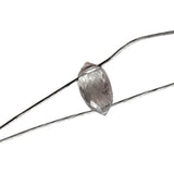 Conflict Free 3.7x1.8mm Clear White Diamond Drop, 0.13Ct Faceted Clear Diamond Tear Drop Double Drill  For Jewelry, Briolette Bead - PPKJ188
