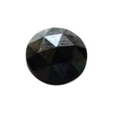4.1mm Black Rose Cut Diamond, 0.26Cts Rare Loose Natural Faceted Black Rose Cut Diamond Cabochon for Ring - PDD944