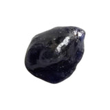 12.1x9.5mm Blue Sapphire Rough Slice, Loose Raw Blue Sapphire Slice Gemstone for Pendant / Jewelry, 1 Pc - PDG367