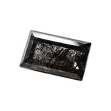Conflict Free 4.6x2.8mm Clear Black Salt And Pepper Baguette Diamond Loose, 0.33 Cts Huge Natural Faceted Diamond Baguette For Ring - PPKJ190