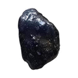 14.6x9mm Blue Sapphire Rough Slice, Raw , Loose Raw Blue Sapphire Slice Gemstone for Pendant / Jewelry, 1 Pc - PDG366