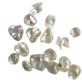 Conflict Free Beautiful Clear Diamond Rough, 1.5-2mm Clear White Loose Diamond Crystal for Jewelry - PDD952