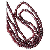 3.5mm Mystic Garnet Faceted Rondelles, 13 Inch Strand Mystic Garnet Rondelle for Jewelry - PAG39
