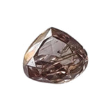 3x2.7mm Pink Heart Diamond, 0.07 Cts Rare Sparkling Pink Champagne Heart Cut Faceted Loose Diamond for Ring - PPKJ203