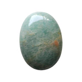 29x20mm Amazonite Cabochons, Natural Amazonite Flat Back Plain Pear Cabochons For Jewelry - PSG396