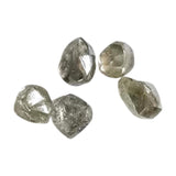 Beautiful Clear Diamond Rough, 3.2-4mm Clear White Loose Diamond Crystal for Jewelry - PDD955