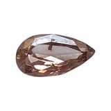 4.4x2.3mm Clear Pink Pear Diamond, Loose Faceted Rose Cut Double Cut Pear Shaped Diamond for Ring - PPKJ211
