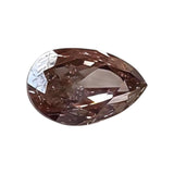 4x2.5mm Pink Champagne Pear Cut Diamond, Rare Sparkling Clear Pink Pear Shaped Faceted Loose Diamond for Jewelry - PPKJ202