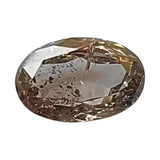 Salt And Pepper Diamond, CONFLICT FREE 6x4mm, 0.4 Ct Oval Shaped Brilliant Cut Faceted Clear Black Diamond For Jewelry - PDD971