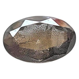 Salt And Pepper Diamond, CONFLICT FREE 6x4mm, 0.43 Ct Oval Shaped Brilliant Cut Faceted Clear Black Diamond For Jewelry - PDD972