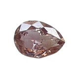3.2x2.5mm Pink Pear Diamond, Clear Pink Pear Shaped Faceted Rose Cut Loose Double Cut Diamond for Ring - PPKJ222