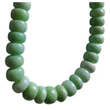 8.5mm Green Opal Faceted Rondelle Beads, Green Opal Faceted Beads For Jewelry (10 Pcs To 20 Pcs) - PSG410