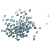 7-8mm Blue Topaz Rough Gemstones, Raw Natural Loose Rough Blue Topaz Undrilled Stones (2 Pcs T0 4 Pcs) - DGA98Z
