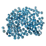 3mm Swiss Blue Topaz Round Cut Stones, Loose Original Natural Swiss Blue Solitaire Shape Topaz For Jewelry (1 Ct To 5 Ct) - KS53Z
