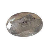 Salt And Pepper Diamond, CONFLICT FREE 6x4mm, 0.45 Ct Oval Shaped Brilliant Cut Faceted Clear Black Diamond For Jewelry - PDD976
