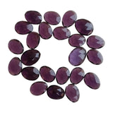 16-18mm Amethyst Hydro Quartz Rose Cut Cabochons, 5 Pieces Amethyst Colored Rosecut Cabochons For Jewelry, Purple Color Gem - PNG41