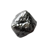 9x8.8mm Grey Diamond Octahedron, 1 Pc Natural Rough Raw Uncut Crystal Smooth