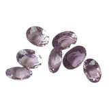 8x6mm Pink Amethyst Oval Cut Stone, Loose Natural Pink Amethyst Faceted Gemstone