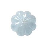 15mm Aquamarine Melon Beads, Huge Natural Aquamarine Carved Melon Beads-PPH66