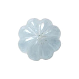 16.2mm Natural Aquamarine Melon Bead Huge Carved Blue Gemstone Loose Bead-PPH64