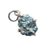 Blue Diamond Pendant Natural Diamond Necklace Charm Conflict Free Fine Jewelry