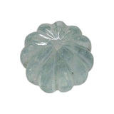 15.8mm Aquamarine Melon Beads, 1 Pc Huge Carved Melon Beads Natural Aquamarine