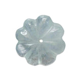 12mm Aquamarine Melon Beads, 1 Pc Huge Carved Melon Beads Natural Aquamarine