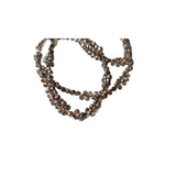 3-3.5mm Cognac Diamond Briolette Bead, 5 Pcs Natural Clear Faceted Tear Drop