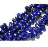 4x6-6x8 mm Lapis Lazuli Faceted Tear Drop Beads, Lapis Lazuli Briolettes, Lapis