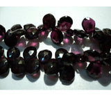 5x7 mm-6x8 mm Garnet Micro Faceted Pear Beads For Jewelry For Necklace