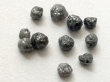 5-7mm Natural Black Diamonds Natural  Uncut  Conflict Free (1Pc To 10Pc Options)