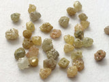 3-4.5mm Yellow Rough Diamond Drilled Uncut Conflict Free Diamond (1CT To 10Ct)
