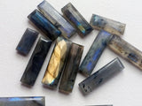 14-27mm Labradorite Rectangle Sticks, Labradorite Faceted Sticks, Loose