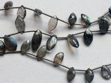 4x8 mm-6x15 mm Labradorite Faceted Marquise Beads, Labradorite Beads, Faceted