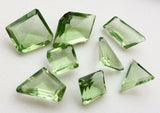 10-20mm Green Crystal Quartz Fancy Cut Stones For Jewelry (5Pcs To 10Pcs)