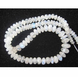 4-10mm Rainbow Moonstone Plain Rondelle Beads, Rainbow Moonstone Plain Beads