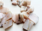 8-20 mm Pink Opal Rough Bead, Raw Pink Opal Nugget Bead, Pink Opal For Bracelet