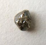 4mm Grey Diamond Crystal, Smooth Rough 0.75 CTW Diamond For Jewelry