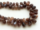 5x7 mm-7x11 mm Chocolate Moonstone Faceted Teardrop Beads, Chocolate Moonstone