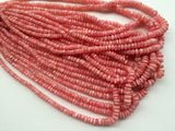 4.5-7.5mm Rhodochrosite Plain Rondelle Beads, Natural Rhodochrosite Beads