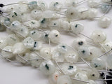 19-22 mm Natural Solar Quartz Beads, Solar Quartz Faceted Heart Briolettes