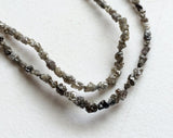 3-5mm Gray Raw Diamonds Tumbles Gray Diamond Fancy Long Drill Tumbles