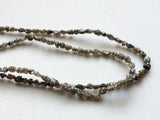 3-5mm Gray Raw Diamonds Tumbles Gray Diamond Fancy Long Drill Tumbles